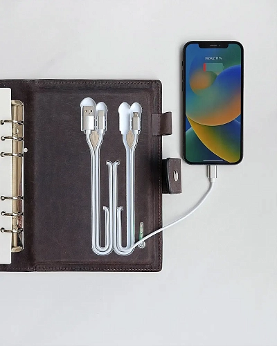 Блокнот с зарядкой для телефона VOLT Rodeo - фото - 2