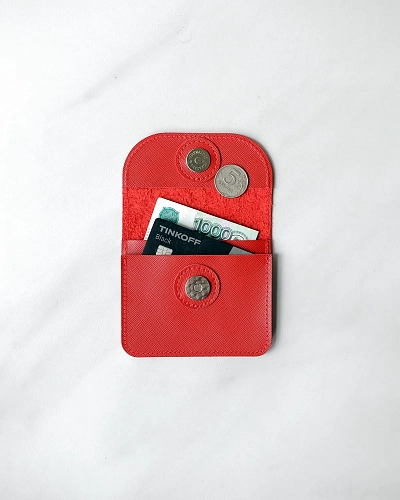 Мини кошелек кожаный AMO Ruby - фото