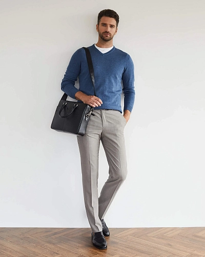 Мужская кожаная сумка STERLING Black - фото - 1