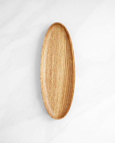 Деревянная тарелка OVAL - фото - 6