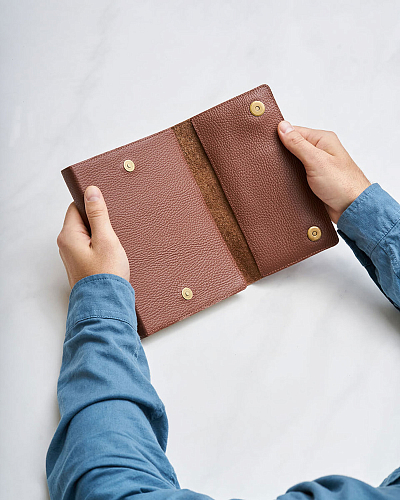 Кожаный ежедневник SENSE A5 Hazel - фото - 1