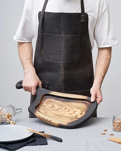 Кожаный фартук бытовой LEATHER MAN Rodeo - фото - 8