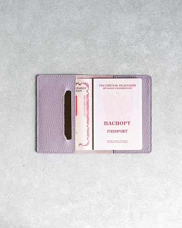 Кожаная обложка на паспорт PASS Pastel