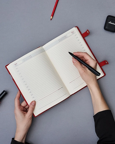 Кожаный ежедневник ROVER Carmine - фото - 1