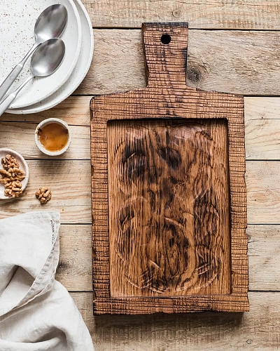Деревянная доска для подачи RAW NATURE MINI - фото - 2
