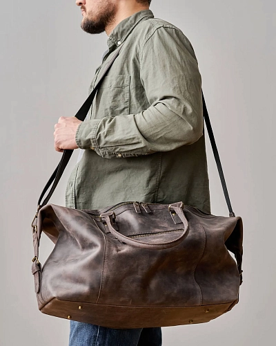 Кожаная дорожная сумка BAGGAGE Rodeo - фото - 7