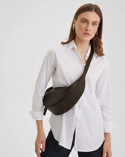 Сумка кожаная LEA Brown - фото - 4