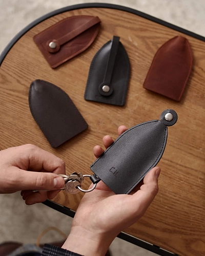 Ключница кожаная BELL Black - фото - 2