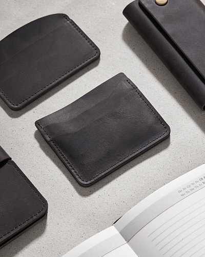 Картхолдер кожаный FLAT Rodeo - фото