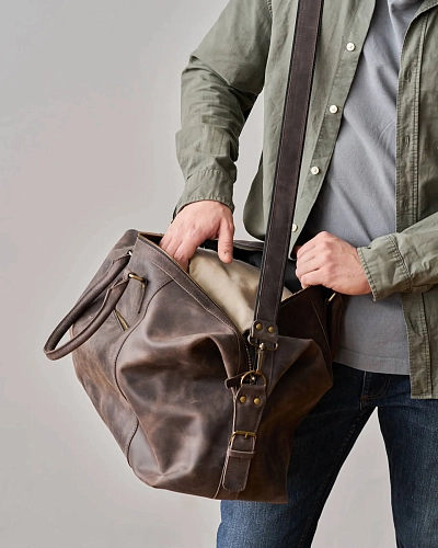 Кожаная дорожная сумка BAGGAGE Rodeo - фото - 2