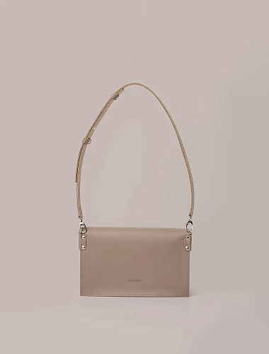 Сумка кроссбоди кожаная IRMA Coffee - фото - 12