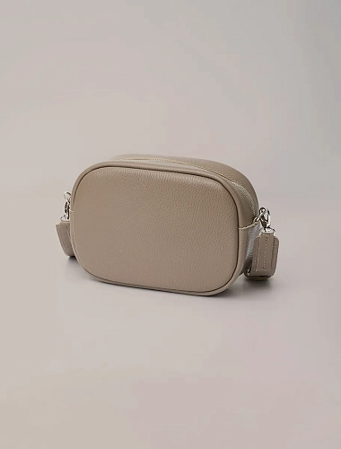 Сумка кроссбоди кожаная DAISY Beige - фото - 1