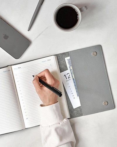 Кожаный ежедневник SENSE A5 Iron - фото - 1