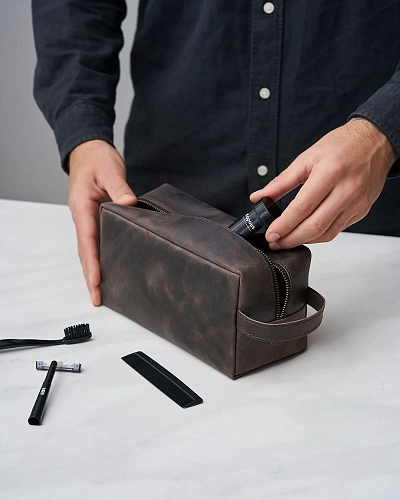 Кожаный несессер VOYAGE Rodeo - фото - 1