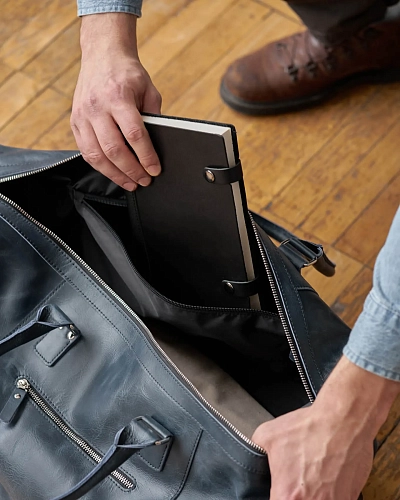 Кожаная дорожная сумка BAGGAGE Pool - фото - 7