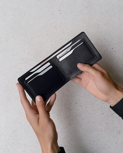 Кошелек бифолд NOMO Black Кошелек бифолд NOMO Black - фото - 2