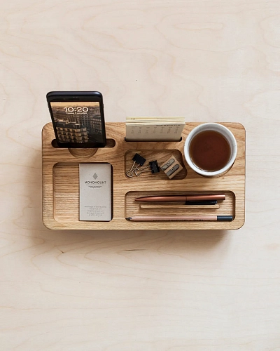 Настольный органайзер из дерева DEAL Natural Настольный органайзер из дерева DEAL Natural - фото - 2