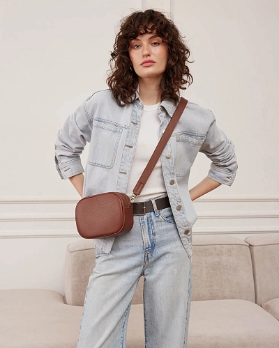 Сумка кроссбоди кожаная DAISY Hazel - фото - 1