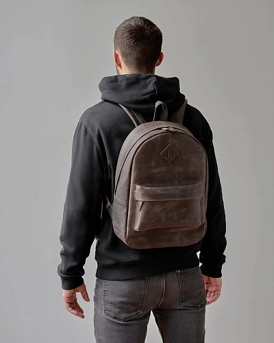 Рюкзак кожаный мужской BRUNO Rodeo - фото - 7