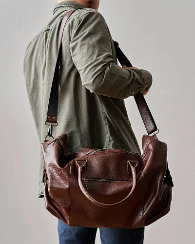 Кожаная дорожная сумка BAGGAGE Bronze Кожаная дорожная сумка BAGGAGE Bronze - фото - 11