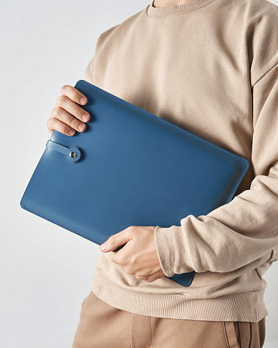 Кожаная папка для ноутбука 14 дюймов LOAD Cobalt Кожаная папка для ноутбука 14 дюймов LOAD Cobalt - фото