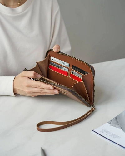 Кошелек на молнии MONTERRO Candy с ремешком на руку - фото - 1