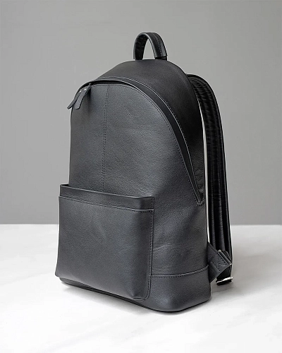 Рюкзак кожаный мужской GERALD Black - фото - 6