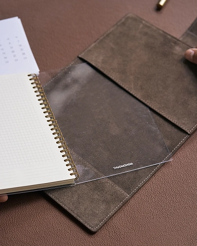 Блокнот со сменным блоком BERGAMO - фото - 6