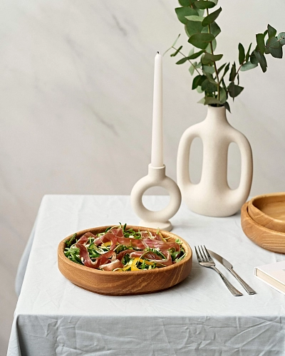 Деревянная тарелка HONEY M Natural Деревянная тарелка HONEY M Natural - фото - 4