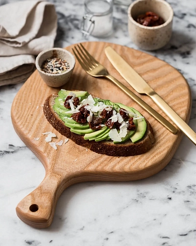 Деревянная доска для подачи APPLE - фото - 1