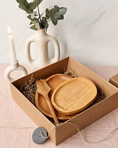 Подарочный набор тарелок SET POTATO - фото - 1