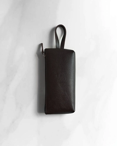Несессер косметичка из натуральной кожи CASE Brown Grain