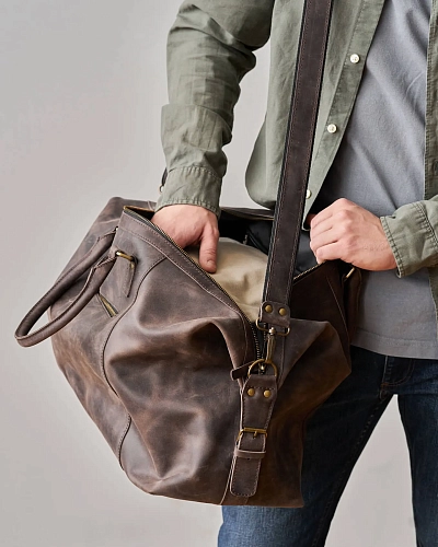 Кожаная дорожная сумка BAGGAGE Rodeo - фото - 8