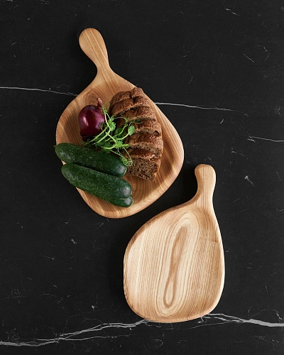 Деревянная доска для подачи PLUM S - фото - 3