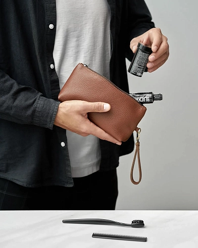 Кожаный несессер CRUISE Hazel - фото - 1