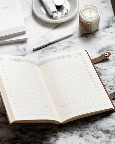 Кожаный ежедневник ROVER Coffee - фото - 1