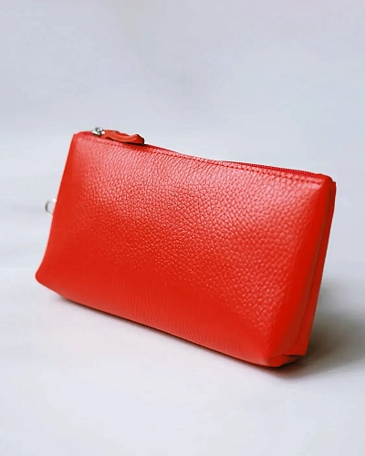 Кожаный несессер CRUISE Red - фото - 2