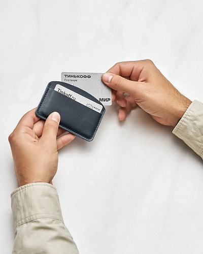 Картхолдер кожаный BILL Pool - фото