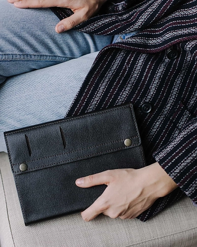 Кожаный ежедневник CASUAL A5 Brown - фото - 2