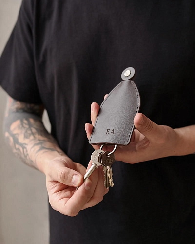 Ключница кожаная BELL Brown - фото - 1