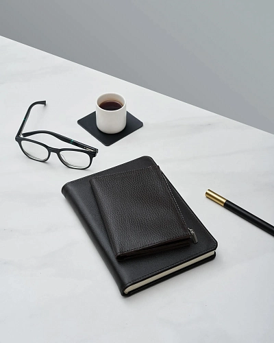 Кожаный ежедневник MEMO A5 Brown - фото - 3