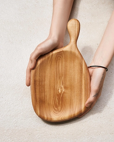 Деревянная доска для подачи PLUM M - фото - 2