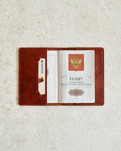 Обложка на паспорт PASS Amber