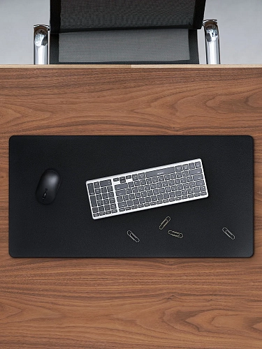 Кожаная подложка на стол COVER Black