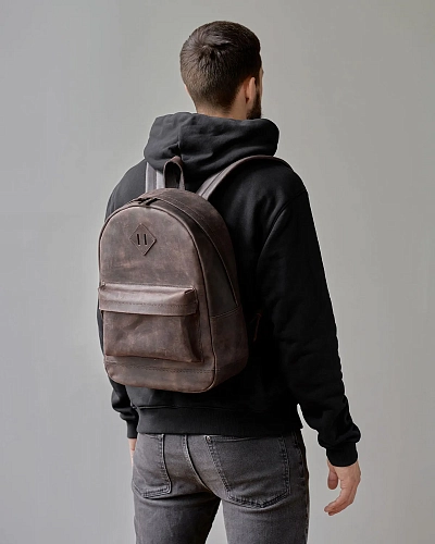 Рюкзак кожаный мужской BRUNO Rodeo - фото - 4