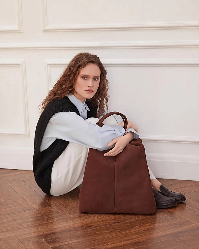 Кожаный шоппер MIA Cinnamon Кожаный шоппер MIA Cinnamon - фото - 6