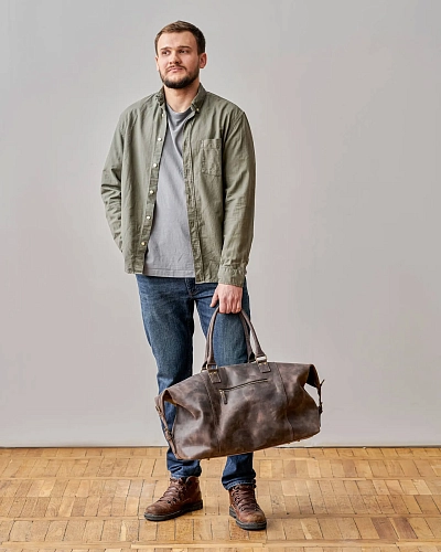 Кожаная дорожная сумка BAGGAGE Rodeo - фото - 1