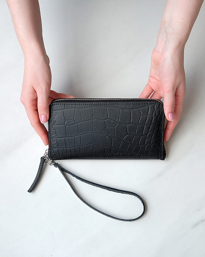 Кошелек на молнии MONTERRO Cayman с ремешком на руку - фото - 4