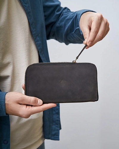 Кошелек на молнии MONTERRO Rodeo с ремешком на руку - фото