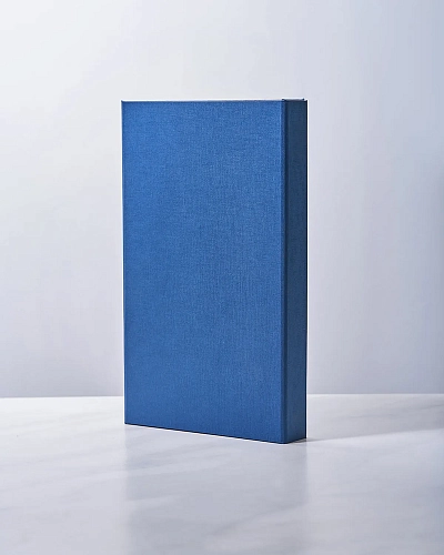 Подарочная коробка для ежедневника и ручки Blue - фото - 2